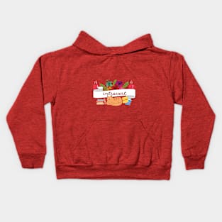 introvert cat. Stay home. Kids Hoodie